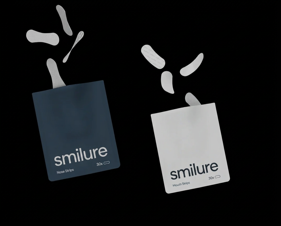 Smilure mouth and nose strip bundle