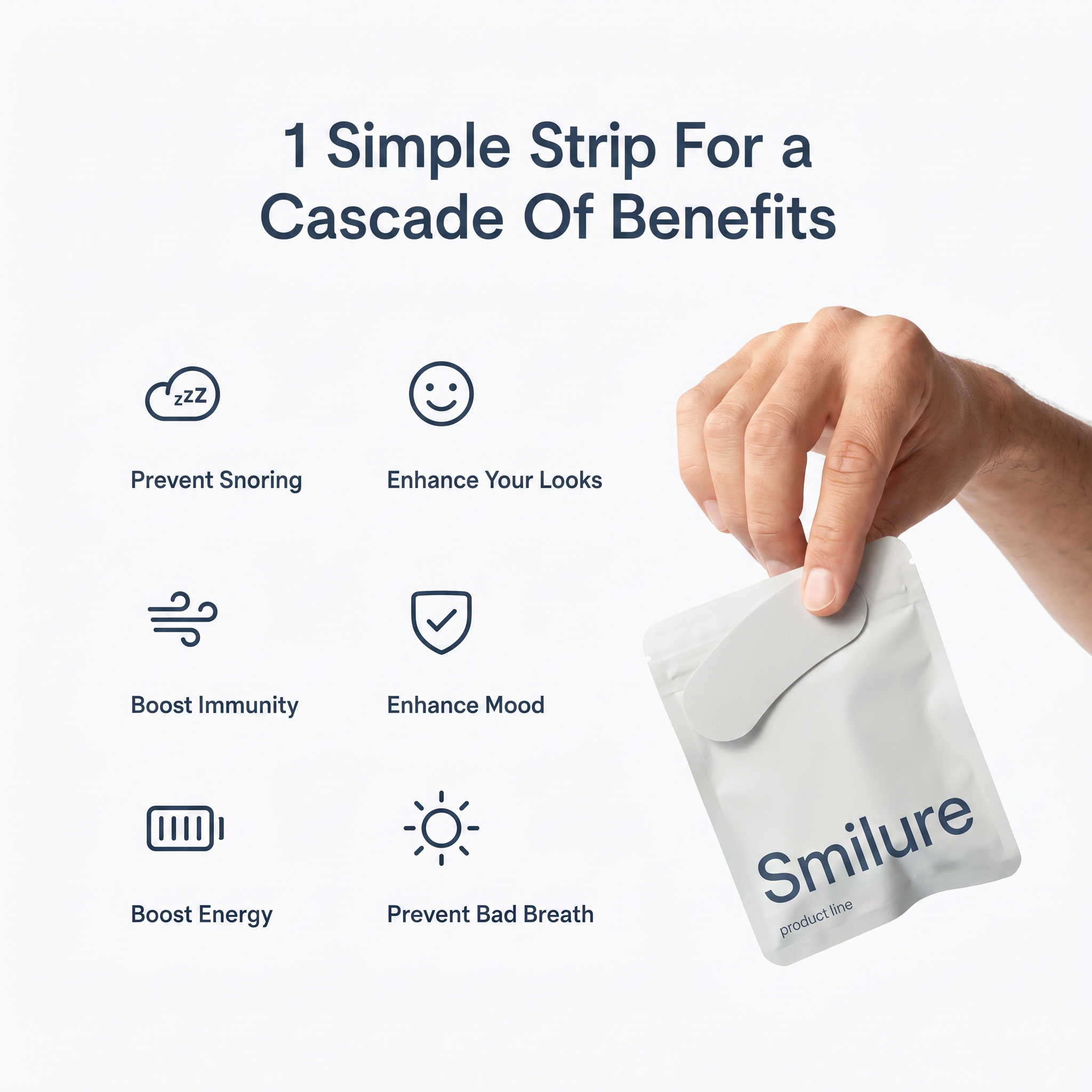 A cascade of benefits from one Smilure strip