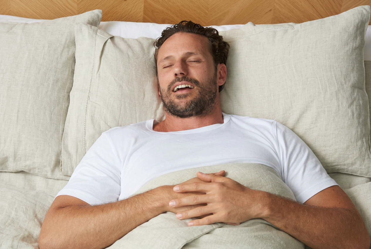Mouth breathing during sleep